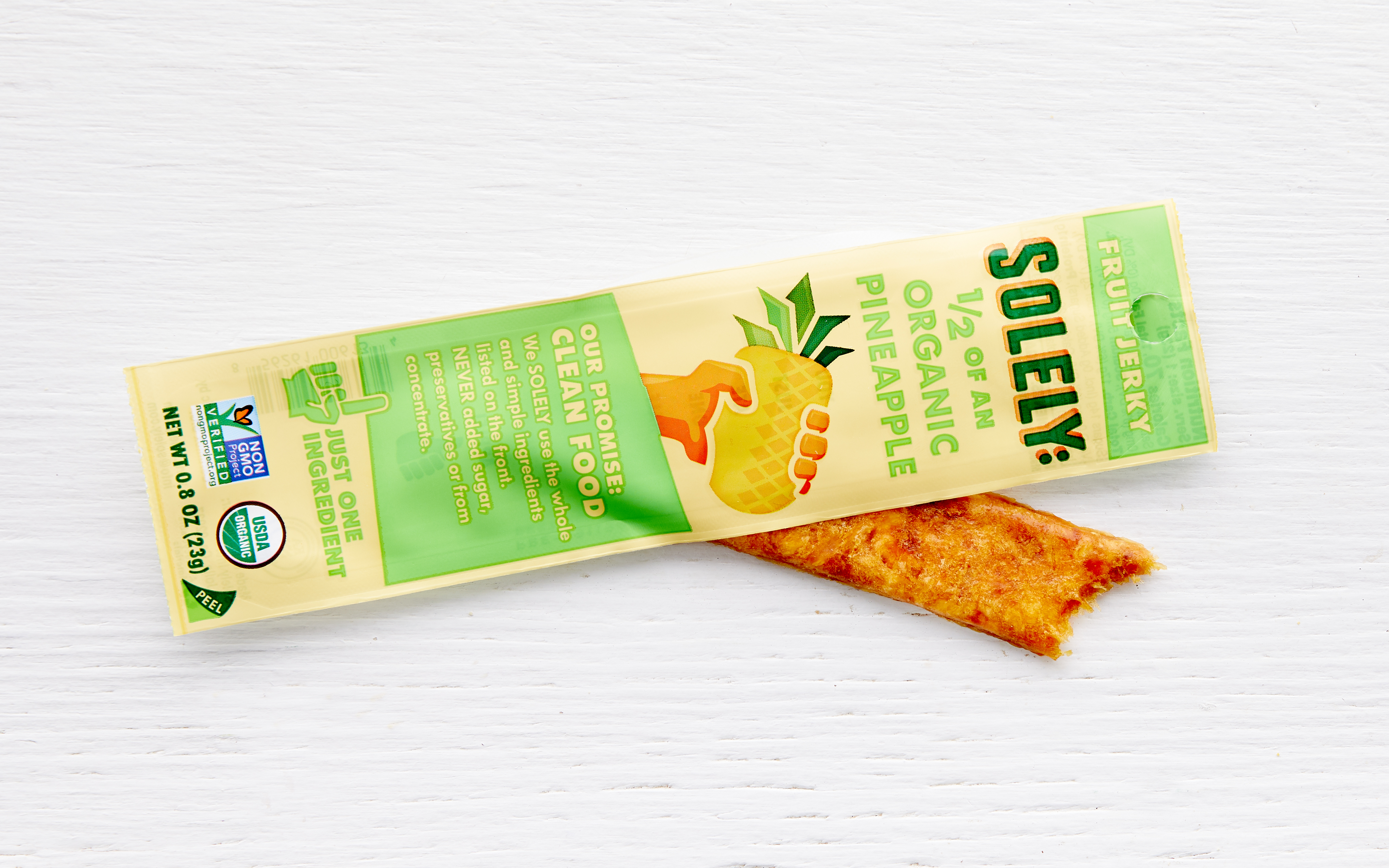 Organic Pineapple Fruit Jerky Solely SF Bay Good Eggs